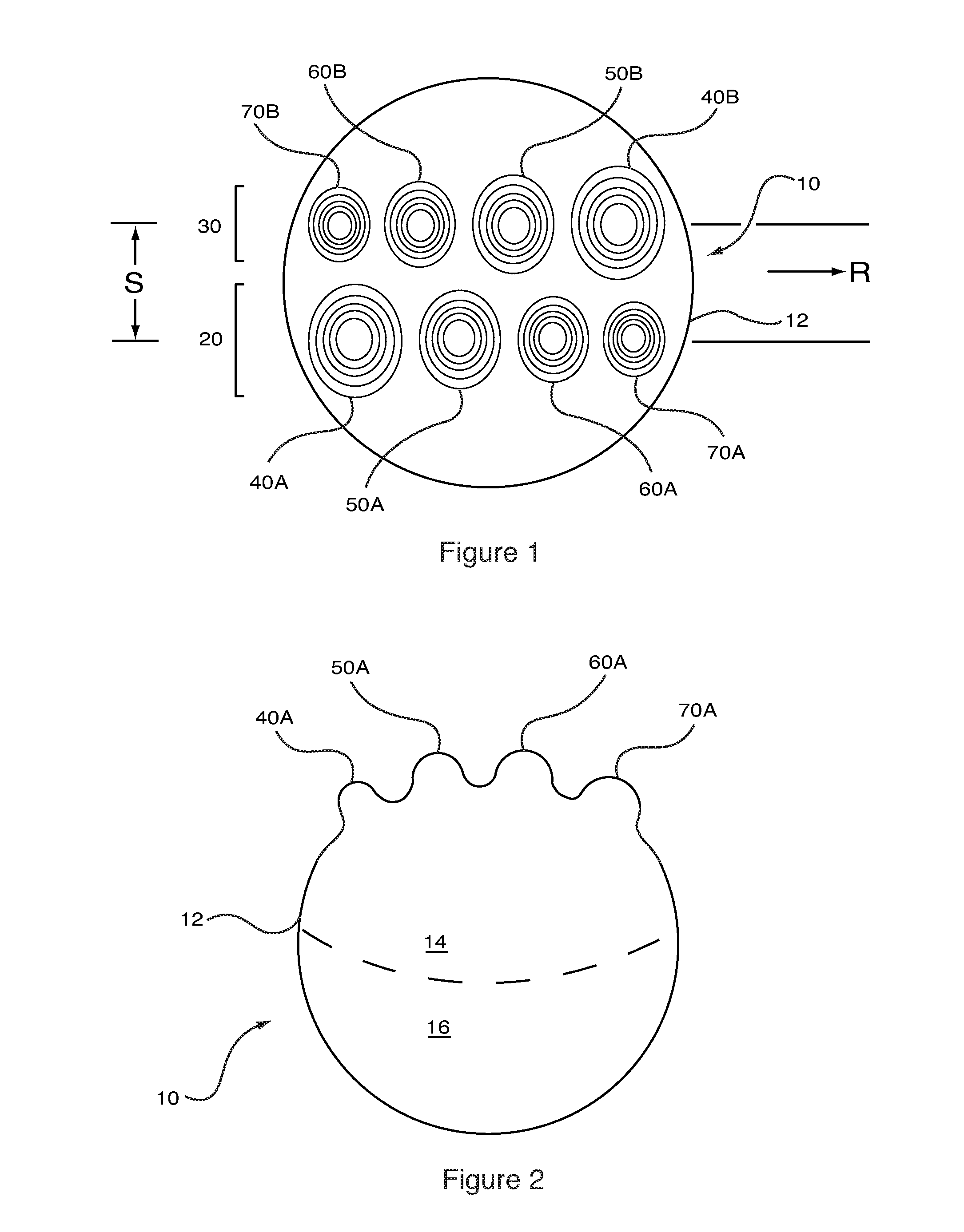 Massage apparatus with knuckle-shaped nodes