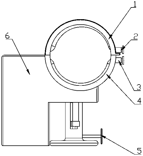 Fixing device for knee ligament injury