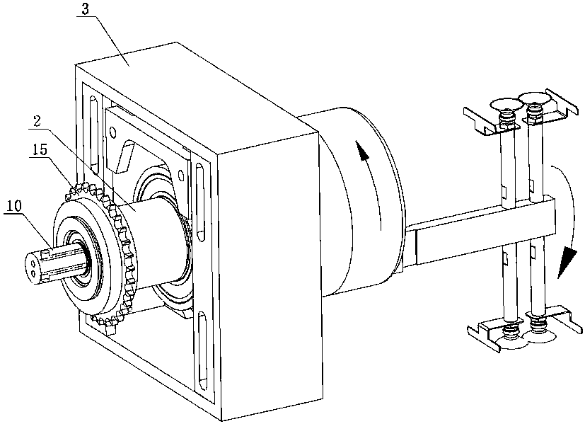 Double-position paper box suction forming mechanism