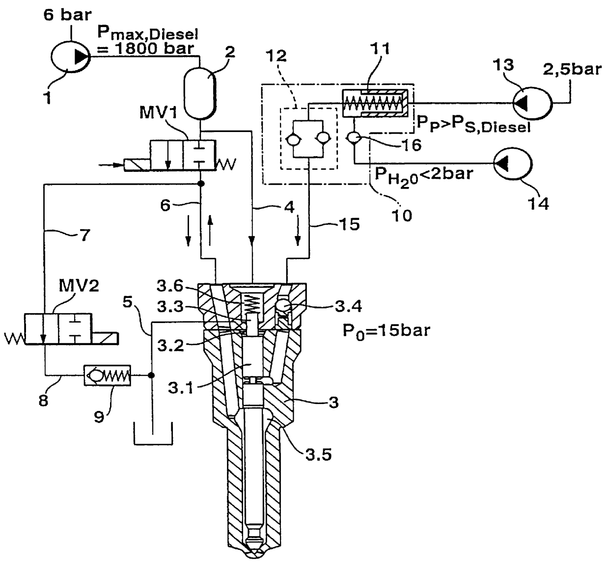 Fuel injection system for an internal combustion engine
