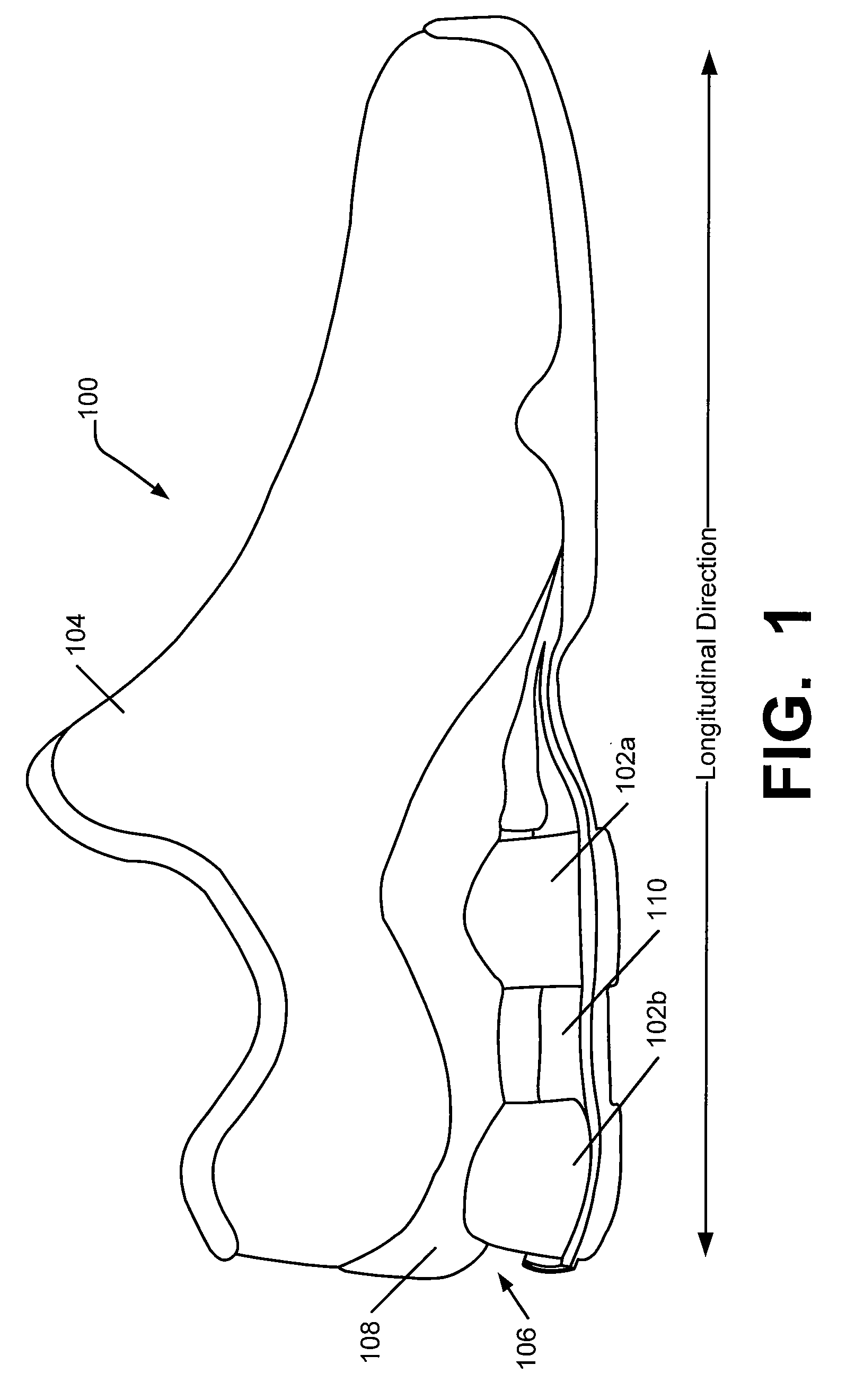 Articles of footwear and other foot-receiving devices including differently oriented impact-attenuation elements