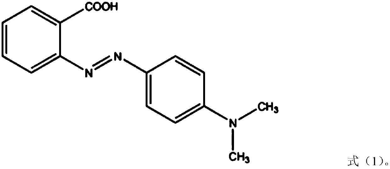 Method for synergistically degrading methyl red dye in wastewater by ozone and calcium peroxide