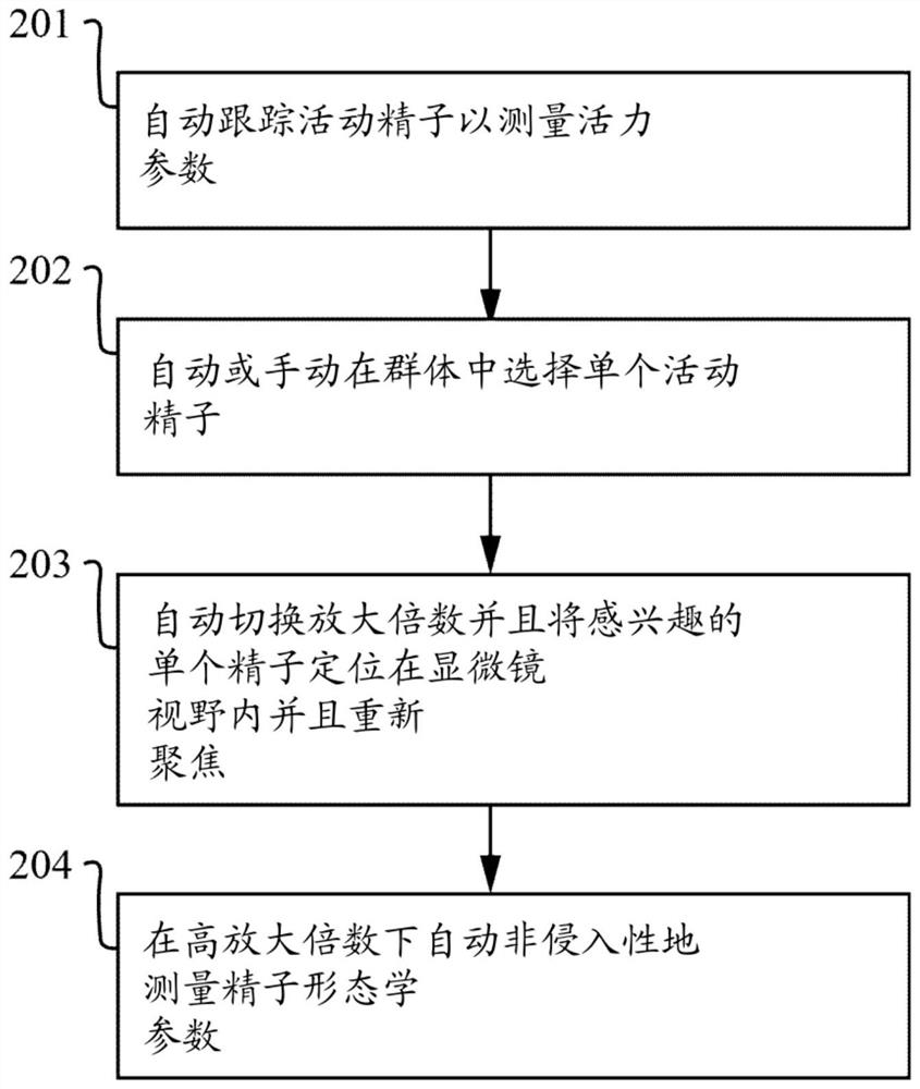 A method for automated non-invasive measurement of sperm motility and morphology and automated selection of a sperm with high DNA integrity