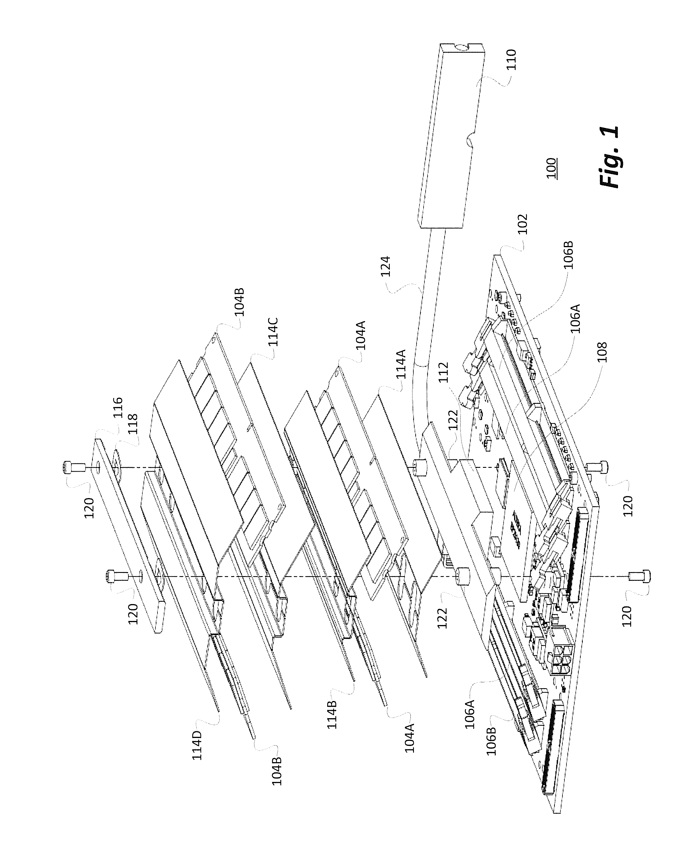 System and method for thermally coupling memory devices to a memory controller in a computer memory board