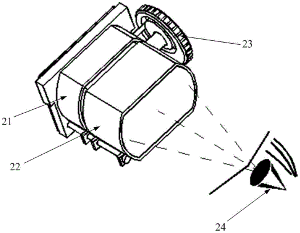 A micro-projection module and display device