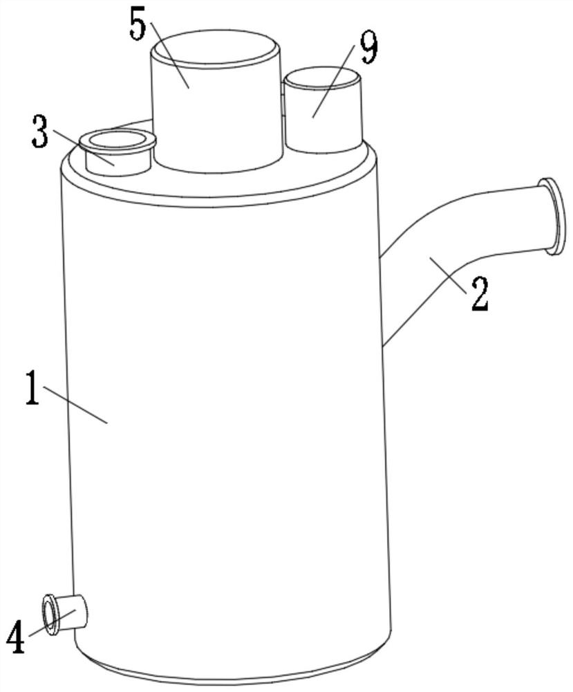 Wet dust collector for food processing workshop