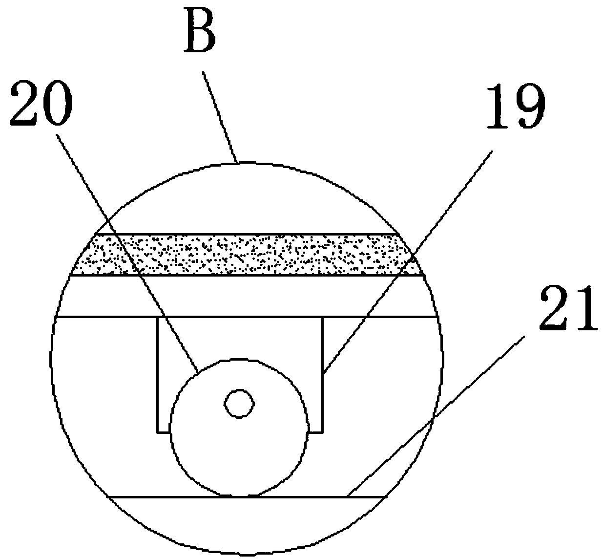 Drying device for cotton cloth processing