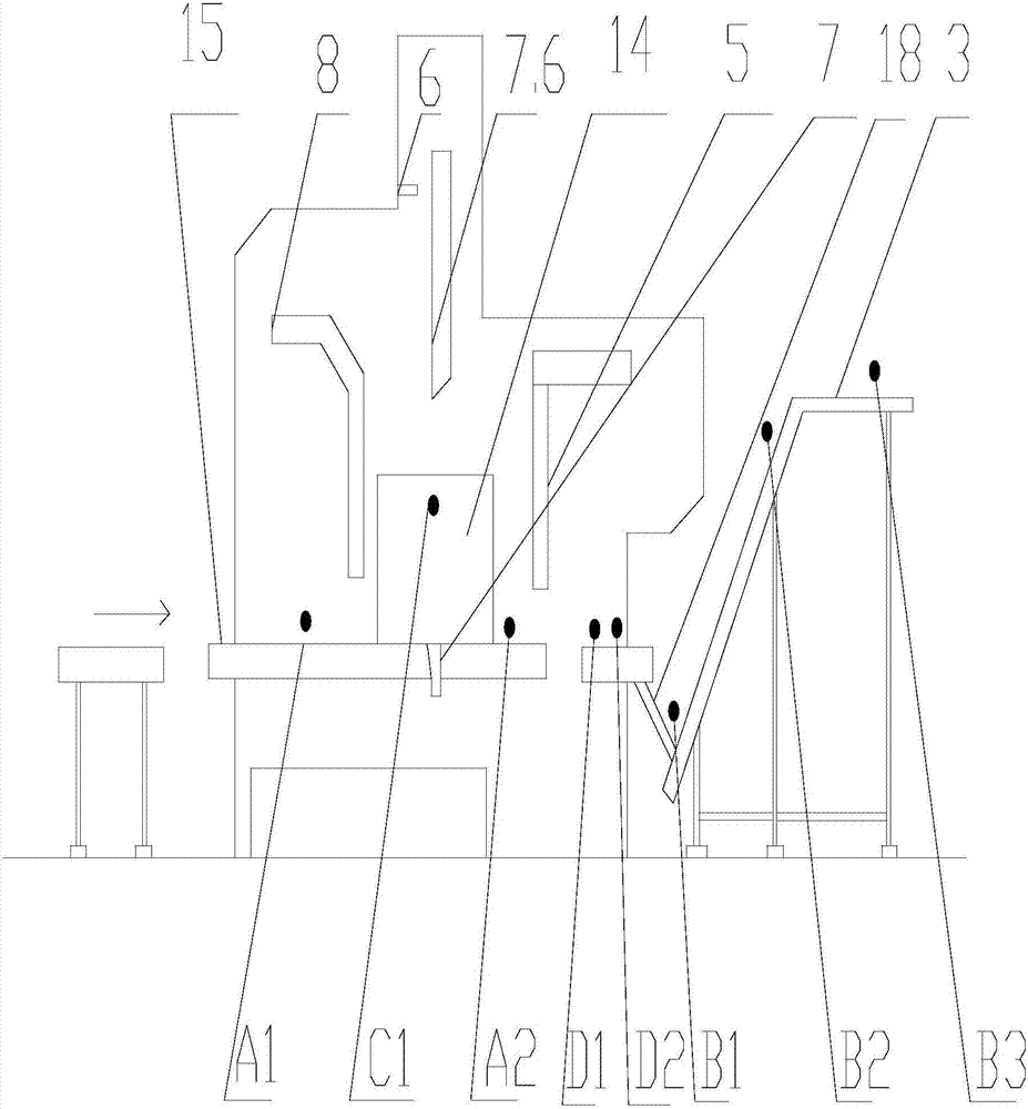 A device for cutting and stabilizing laminar cigarette packs