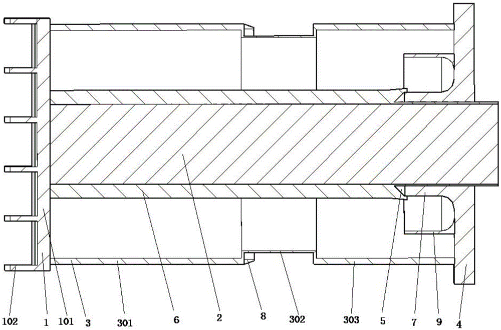 Energy-absorbing anti-climbing device for rail transit vehicles