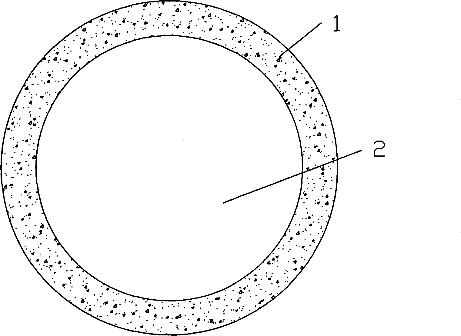 Method for producing diamond saw bit special for glass-cutting