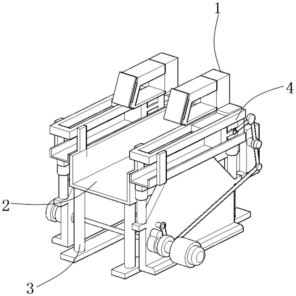 A pushing device for mechanical processing production