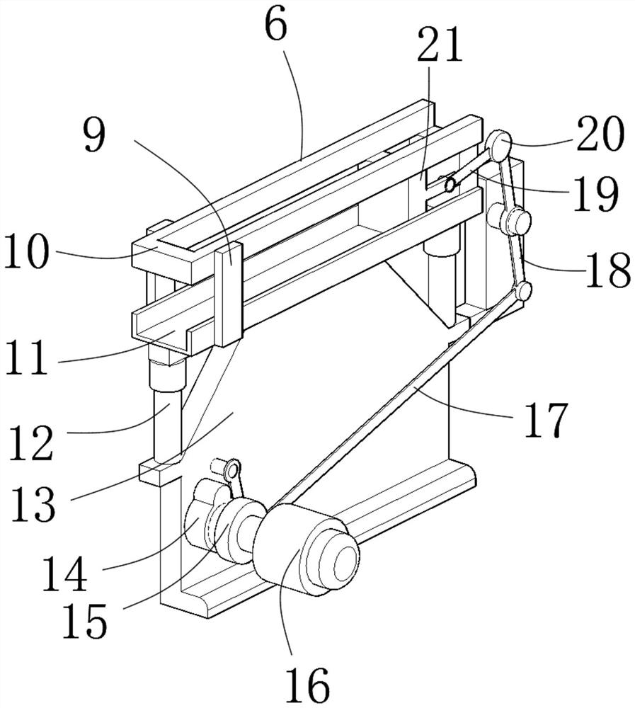 A pushing device for mechanical processing production