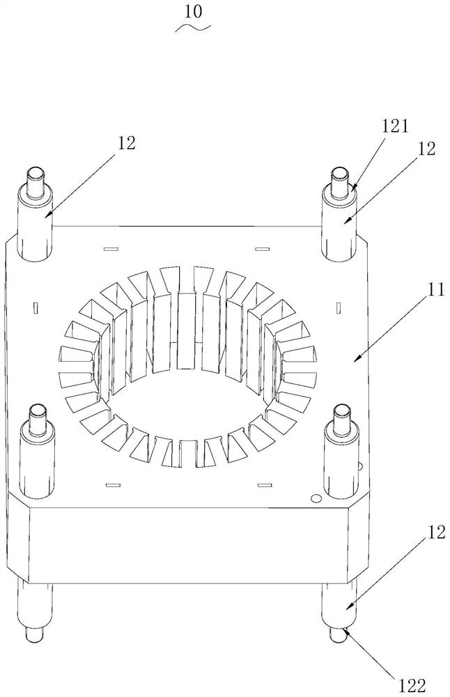 Stator assembly and motor