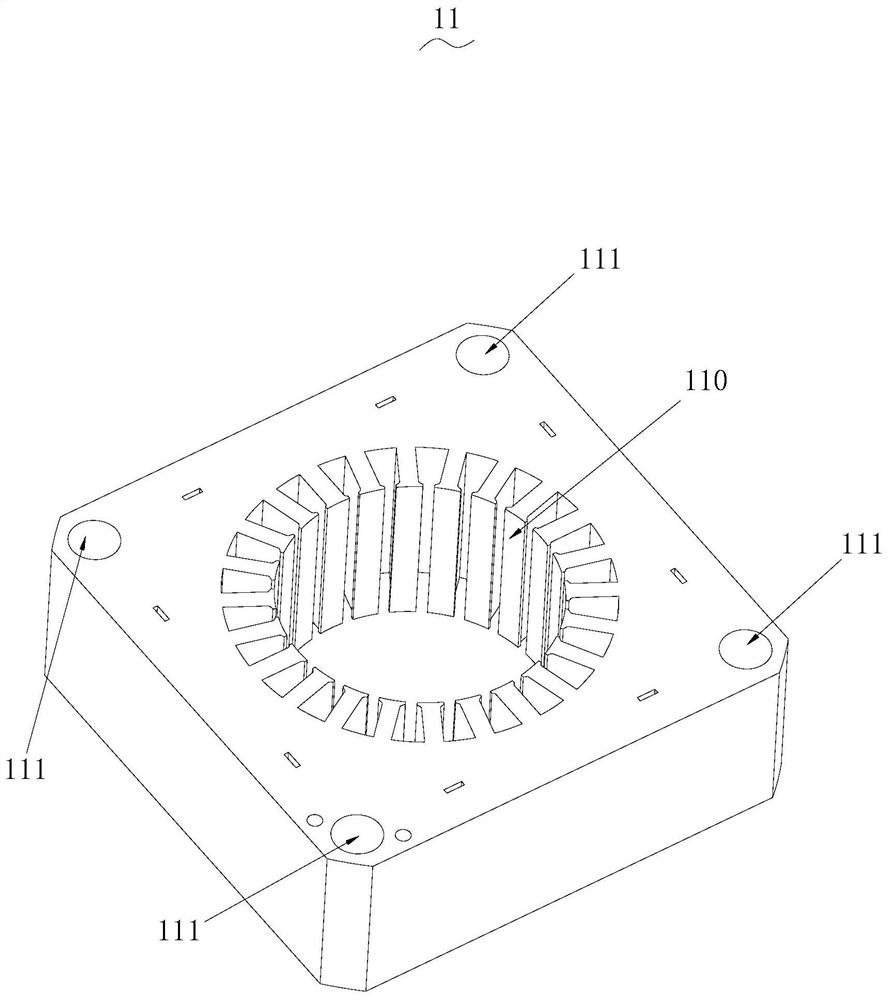 Stator assembly and motor