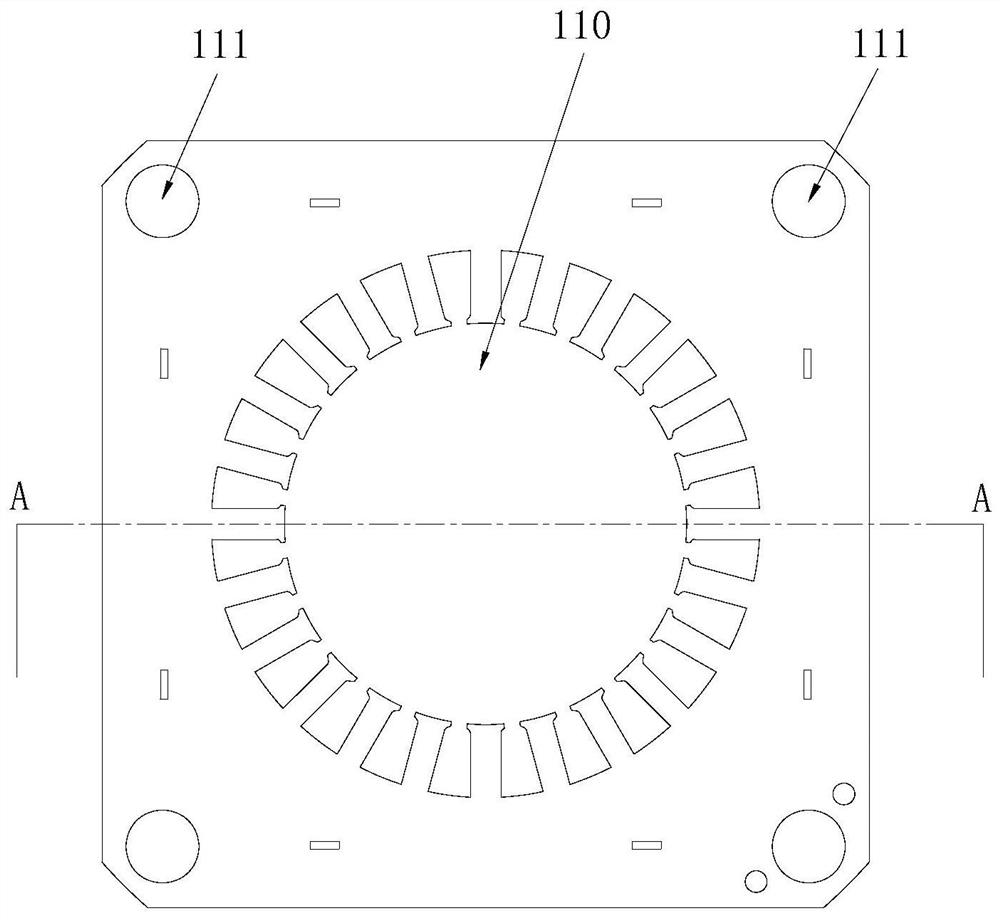 Stator assembly and motor