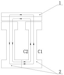 Electromagnet of contactor