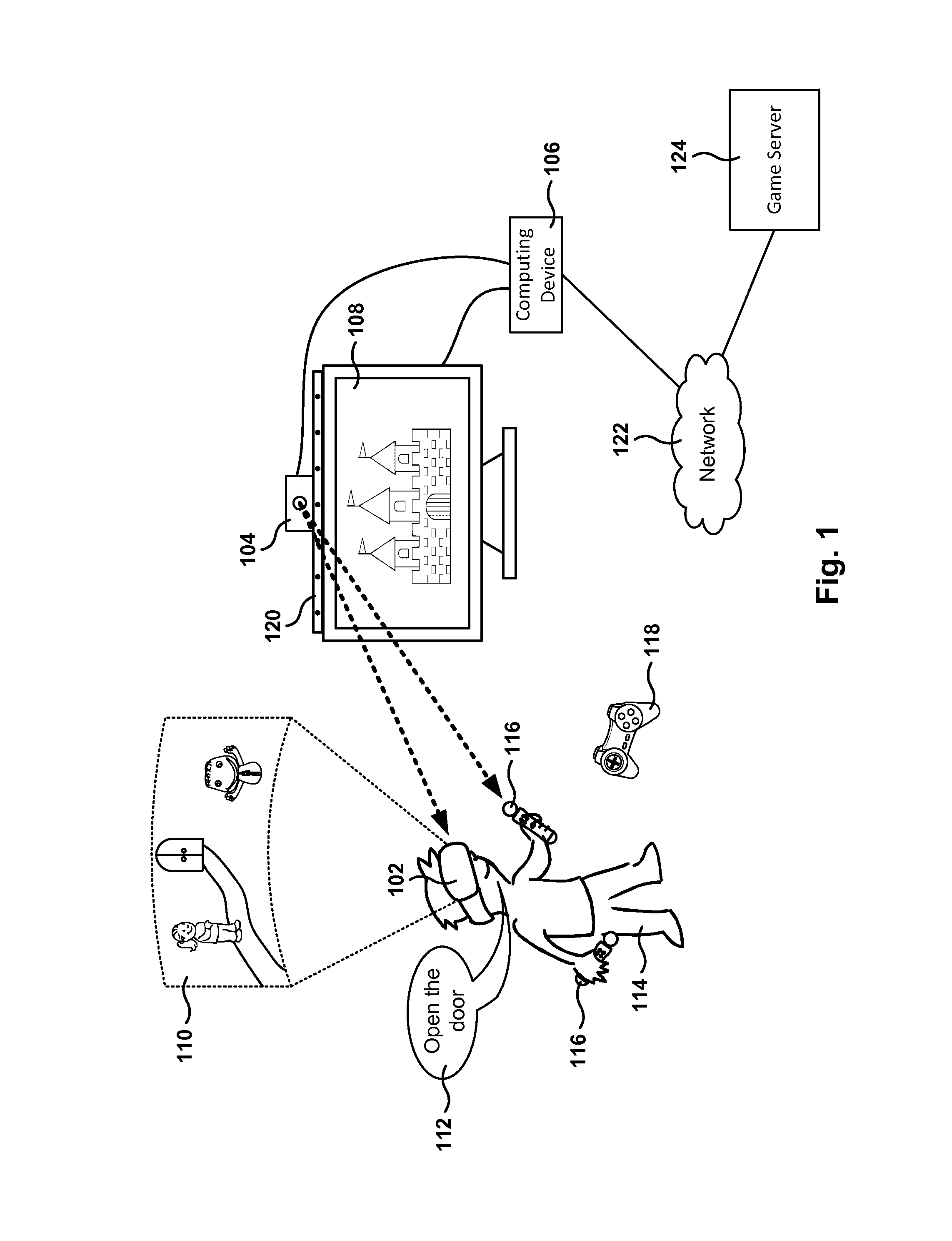 Image rendering responsive to user actions in head mounted display