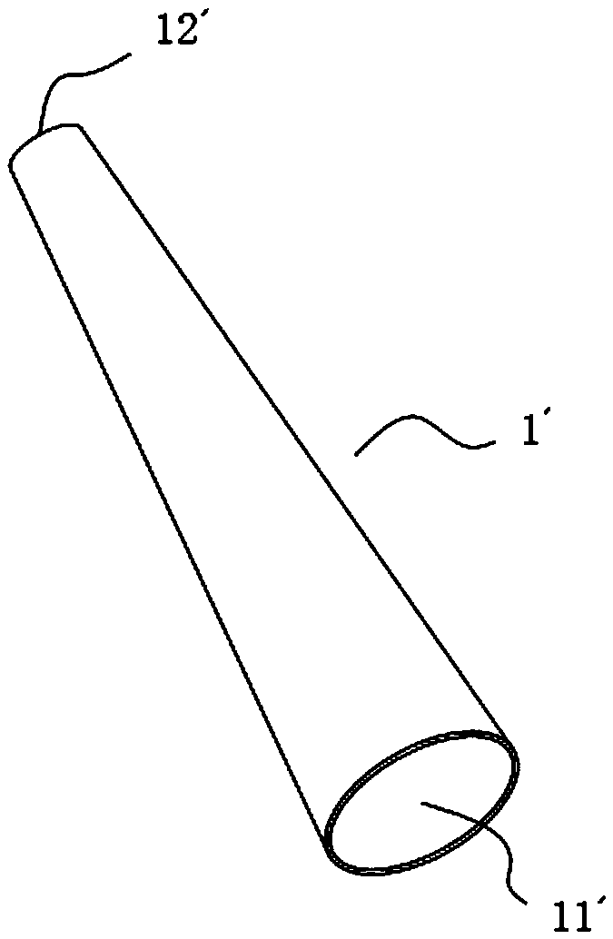 Loquat kernel removal through cylinder and loquat kernel removal process thereof