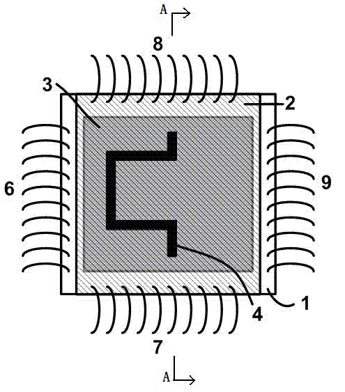 Structure for improving performance of passive device of power integrated circuit