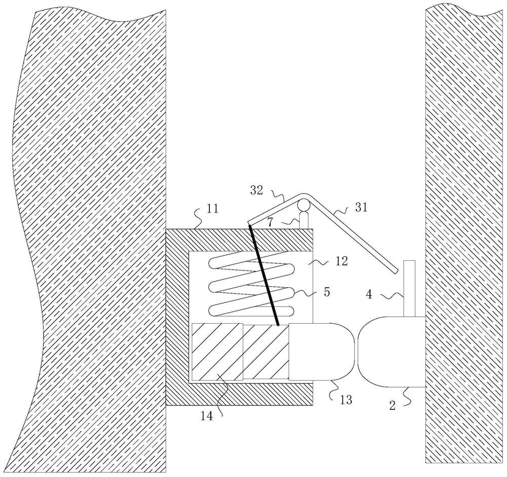 Easy-to-open door based on magnetic adsorption