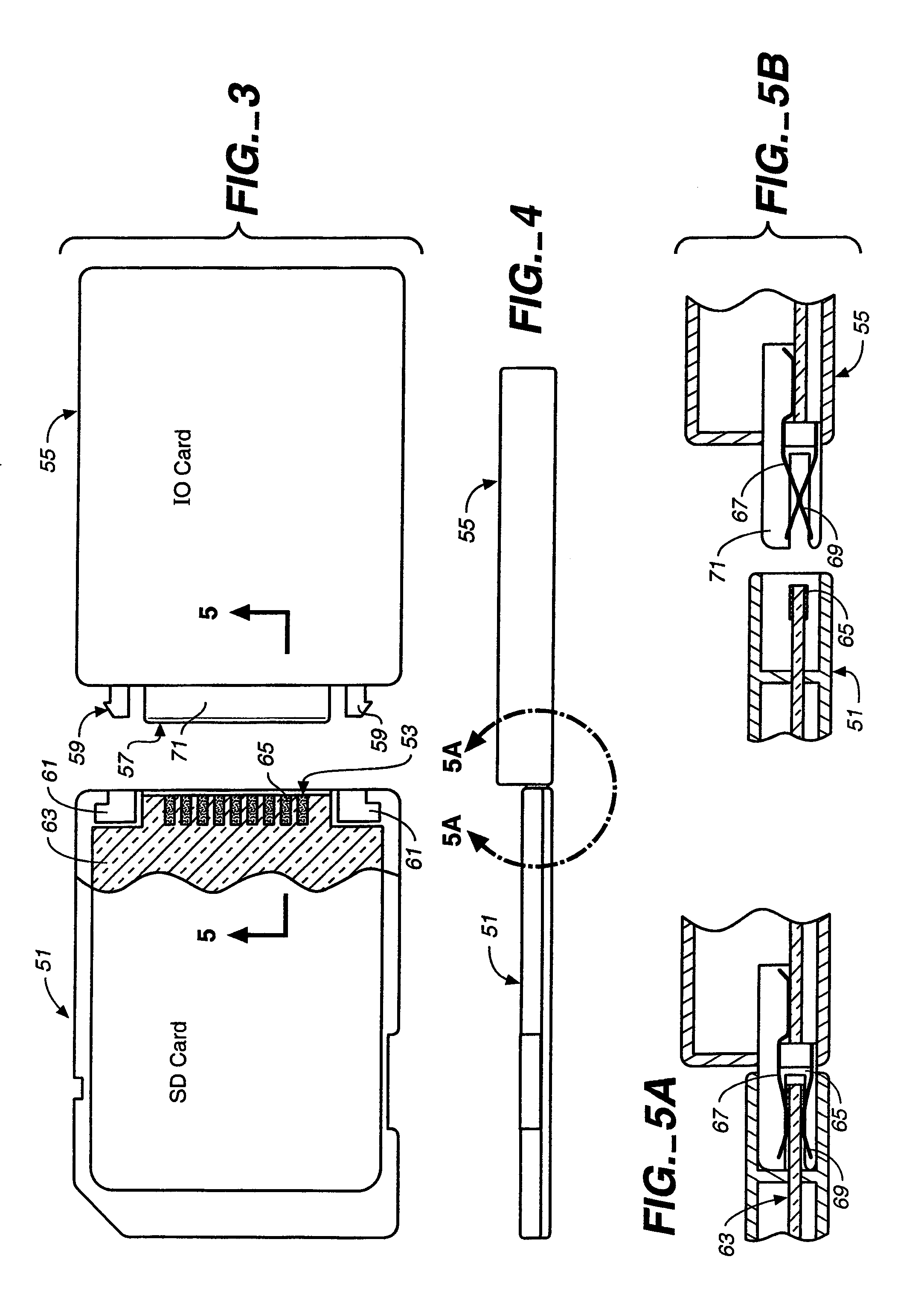 Cooperative interconnection and operation of a non-volatile memory card and an input-output card