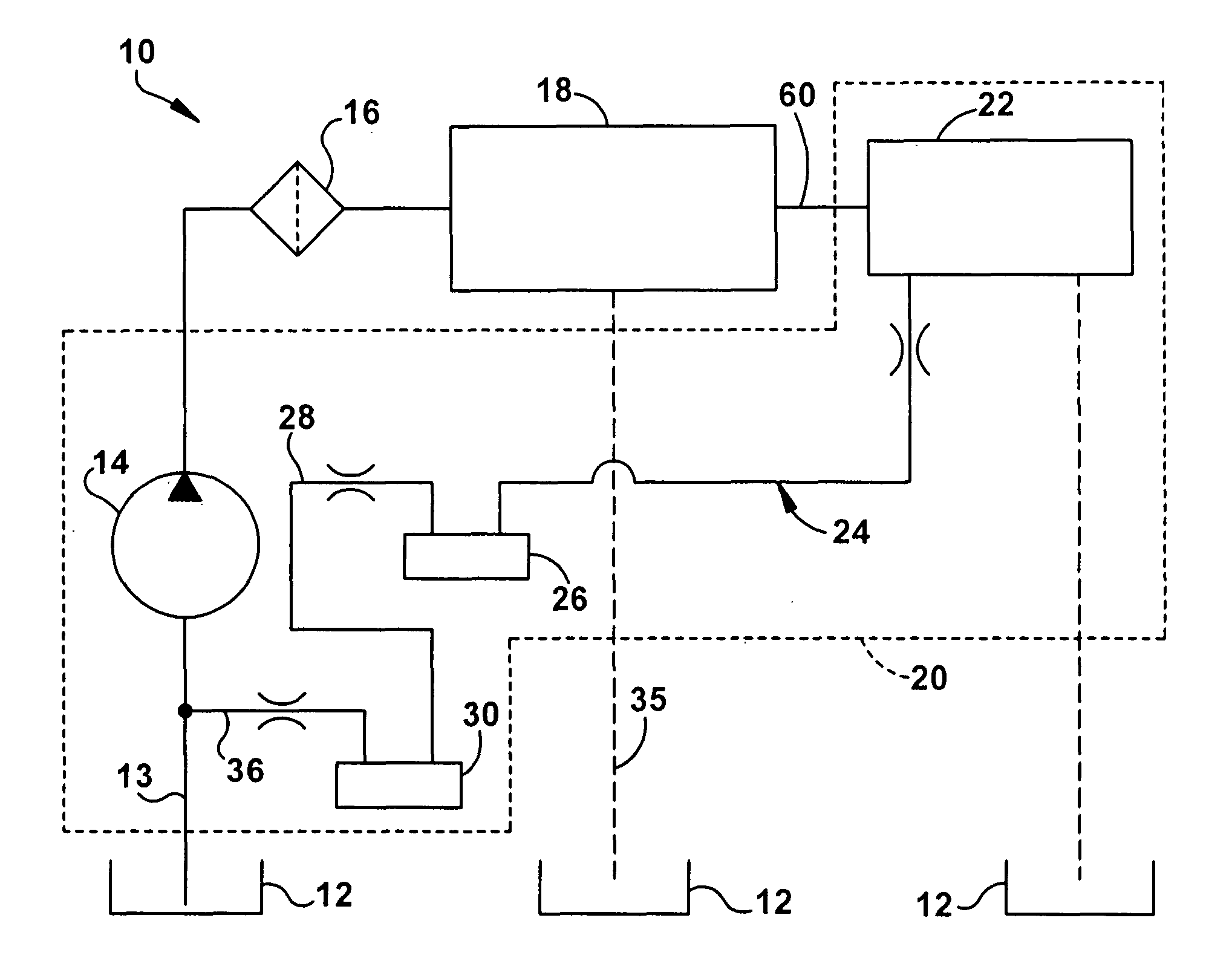 Debris flush system for balance shaft bearings