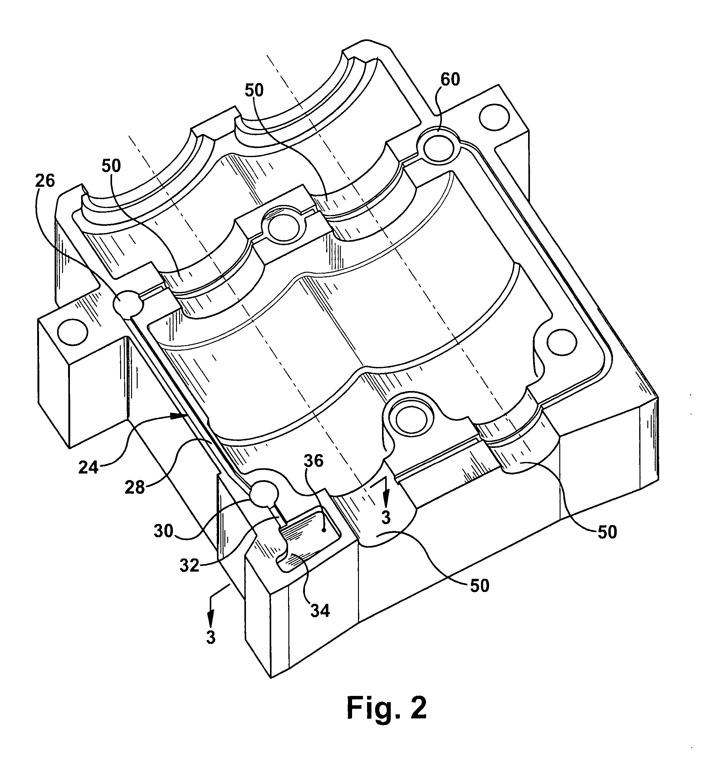 Debris flush system for balance shaft bearings