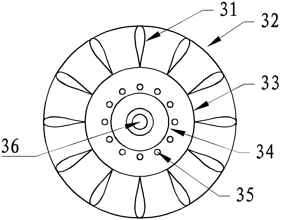 Raymond mill device without fan dust accumulation