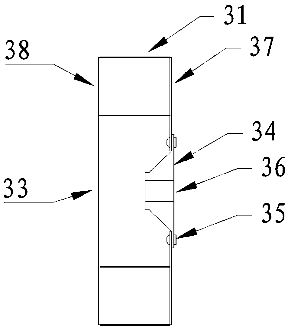 Raymond mill device without fan dust accumulation