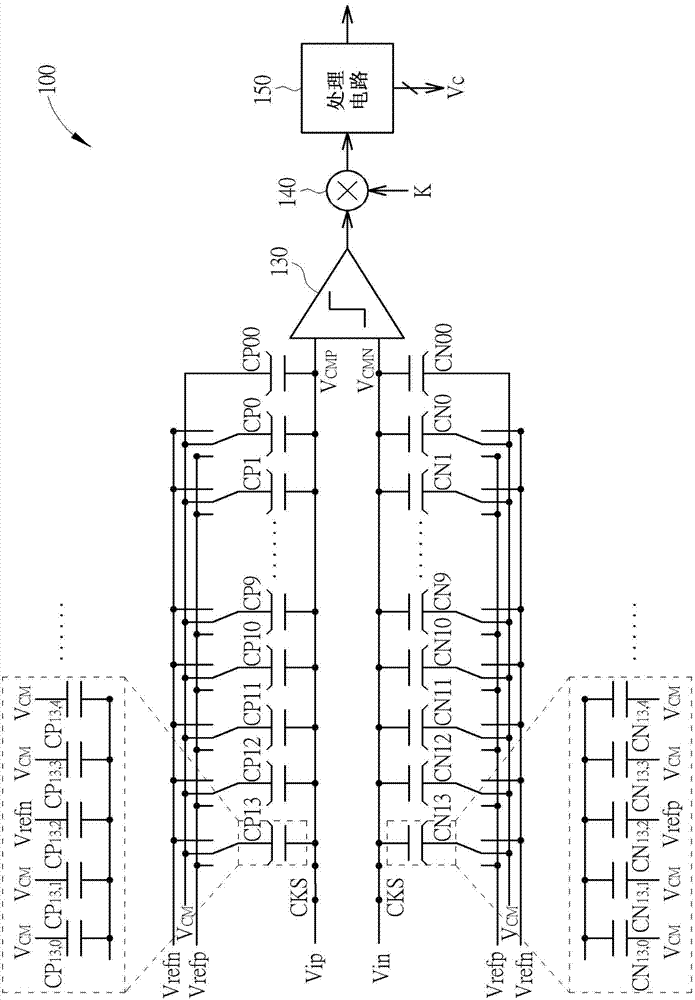 Successive-approximation temporary storage type analog-digital converter and control method thereof
