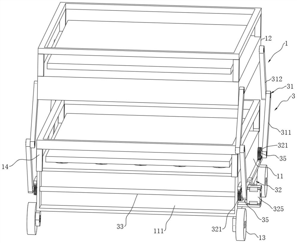 Automatic goods storing and taking van based on intelligent warehousing system