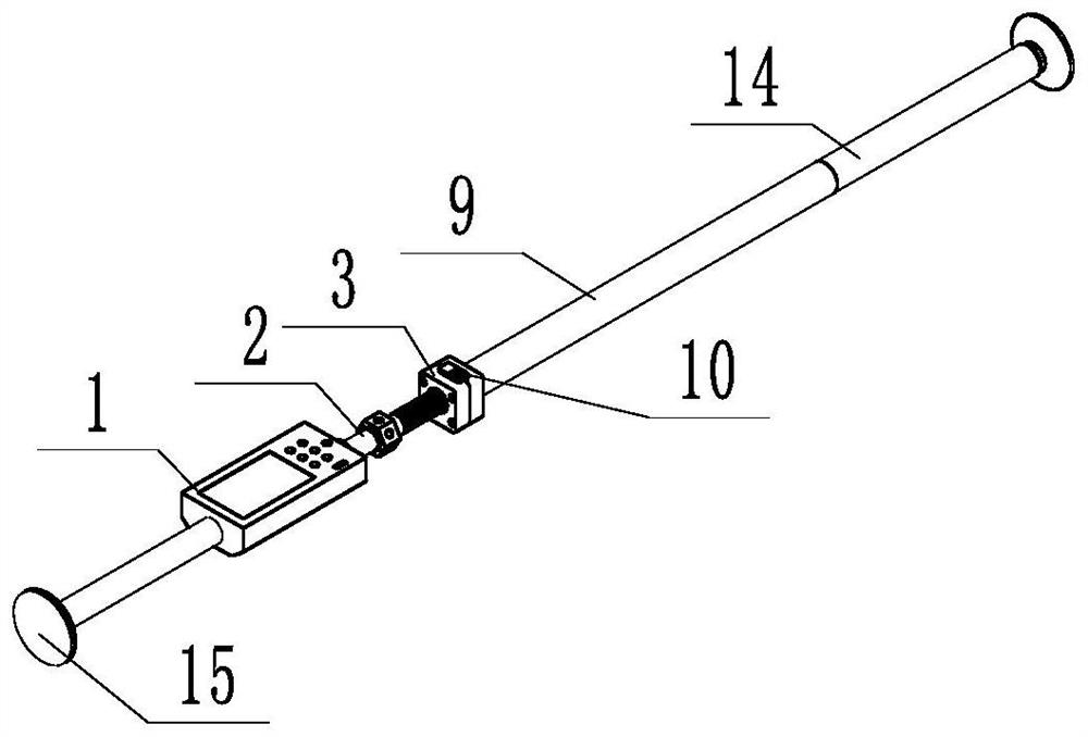 Rapid detector for strength of escalator skirt panel