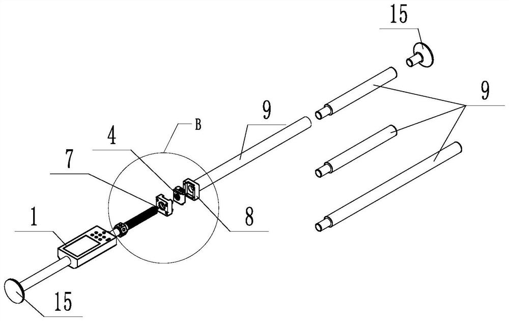 Rapid detector for strength of escalator skirt panel