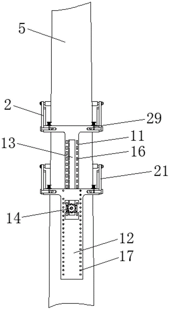 Electric pole automatic climbing work platform