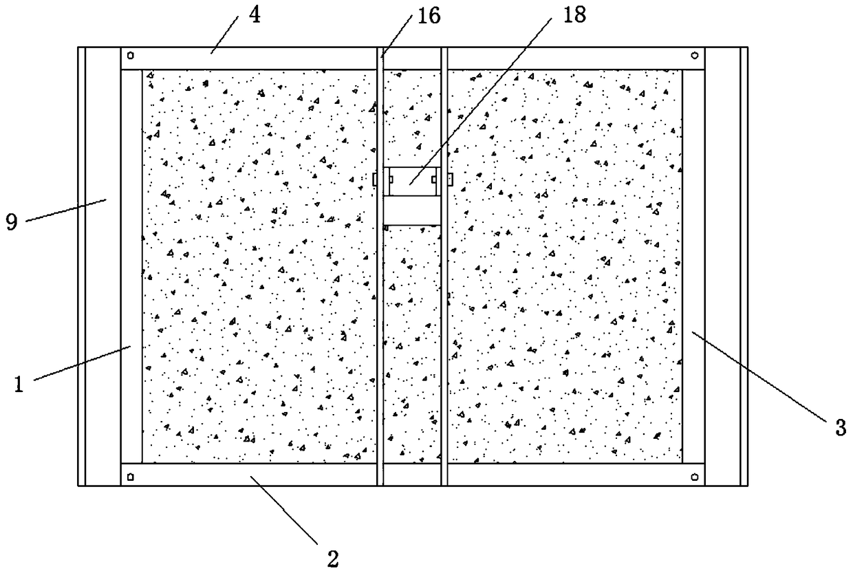 Light steel frame-foamed concrete-steel wire mesh composite wall and connecting method thereof