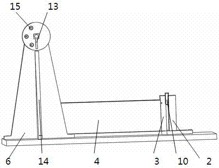 Device for testing impact mechanical characteristics of one-dimensional magnetic particle chain