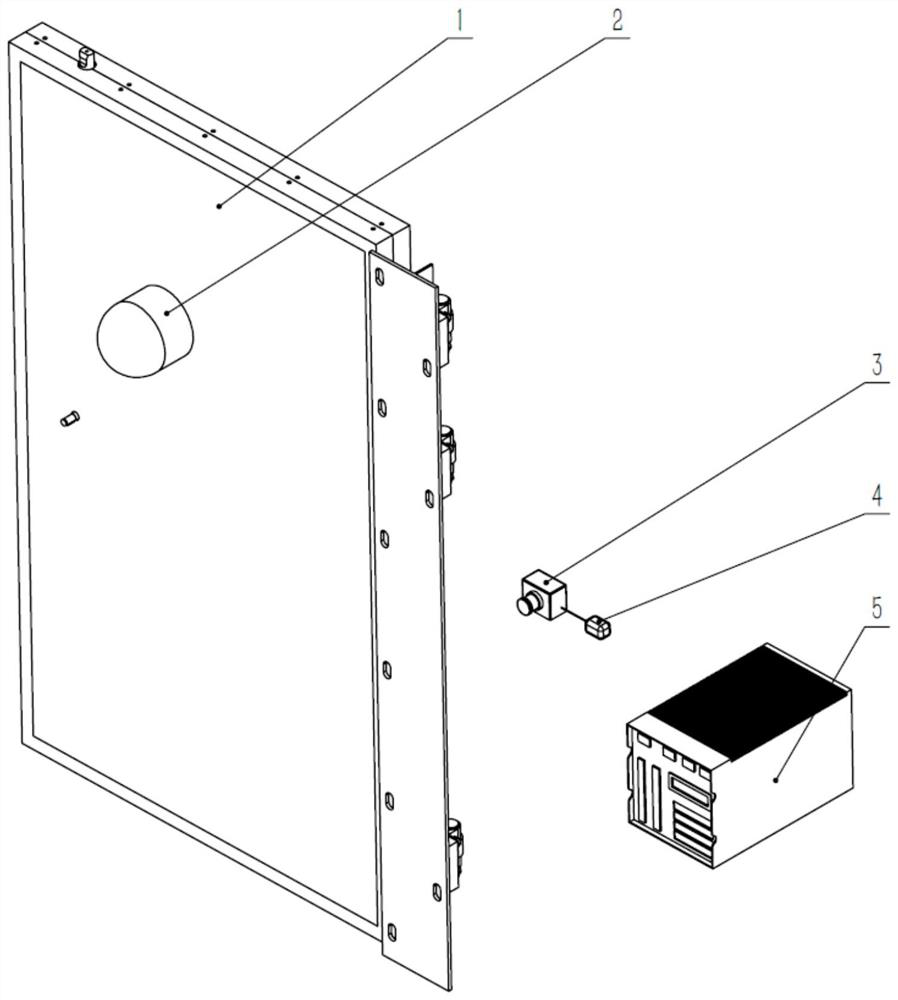 A state detection method of tunnel protection door based on image recognition