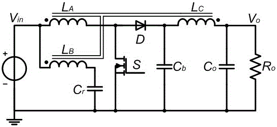 A magnetically integrated switching power supply