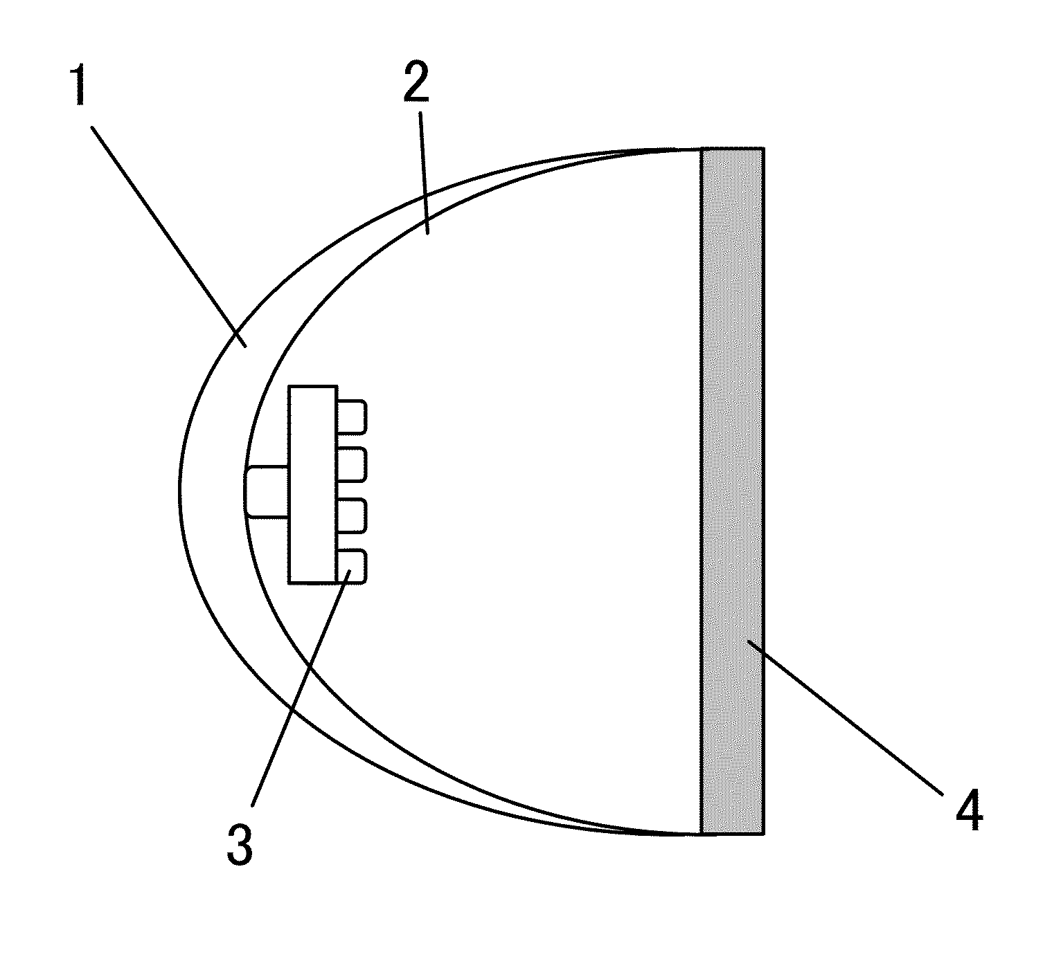 System for selective irradiation with circularly polarized light