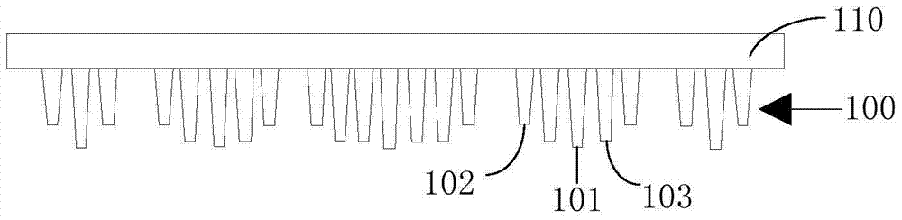 Curved liquid crystal panel and display device