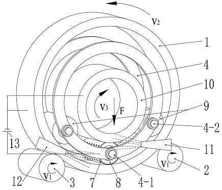 An electrolytic machining device for synchronously realizing the microstructure of the inner surface of a cylindrical workpiece and the outer surface of a cylindrical workpiece