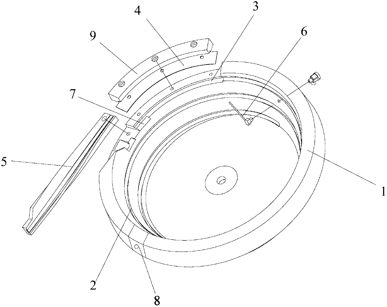 Vibration plate assembly of a bead nailing machine