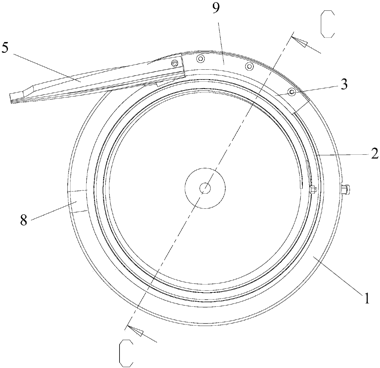 Vibration plate assembly of a bead nailing machine