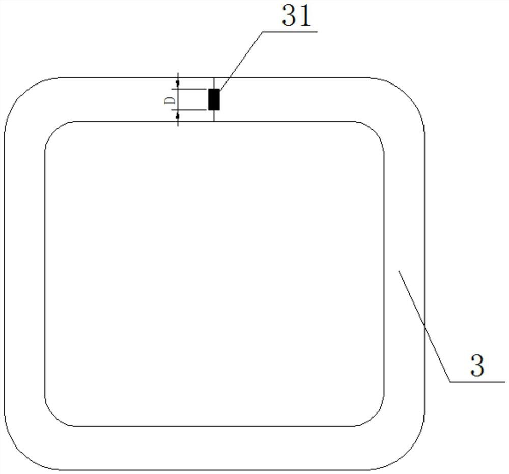 Closed section steel hot roll bending production composite process