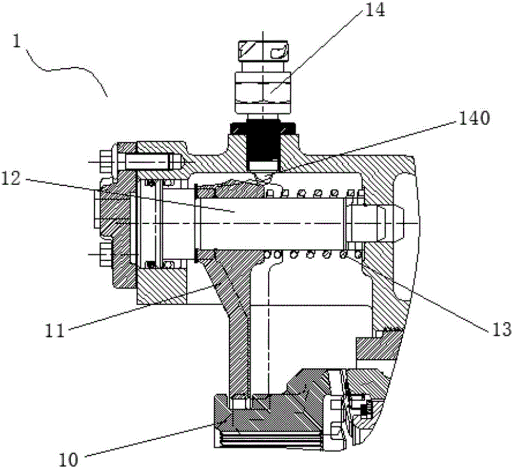 Differential lock provided with proximity switch