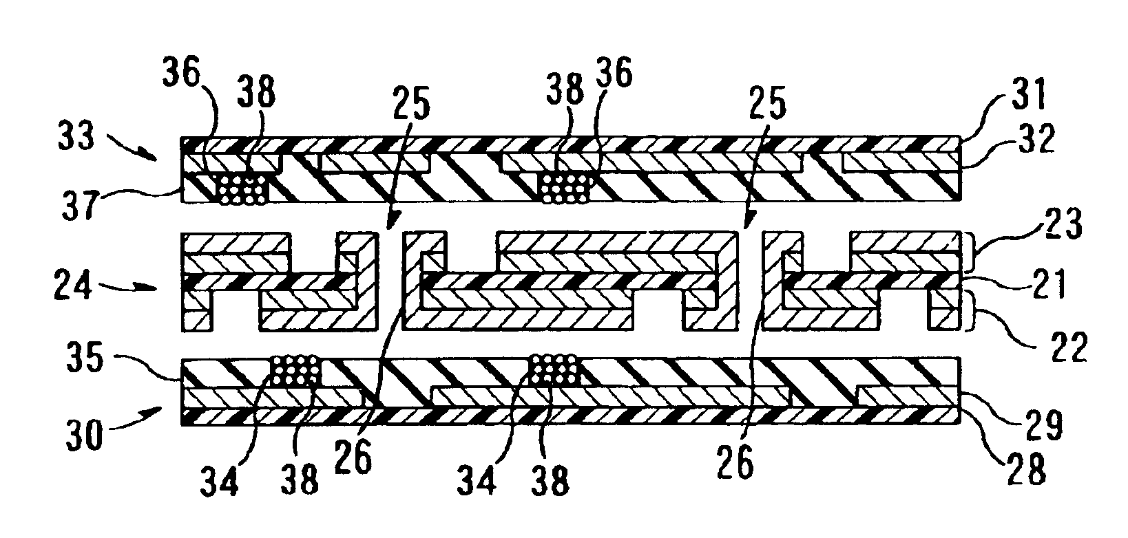 Multilayer flexible wiring circuit board and its manufacturing method