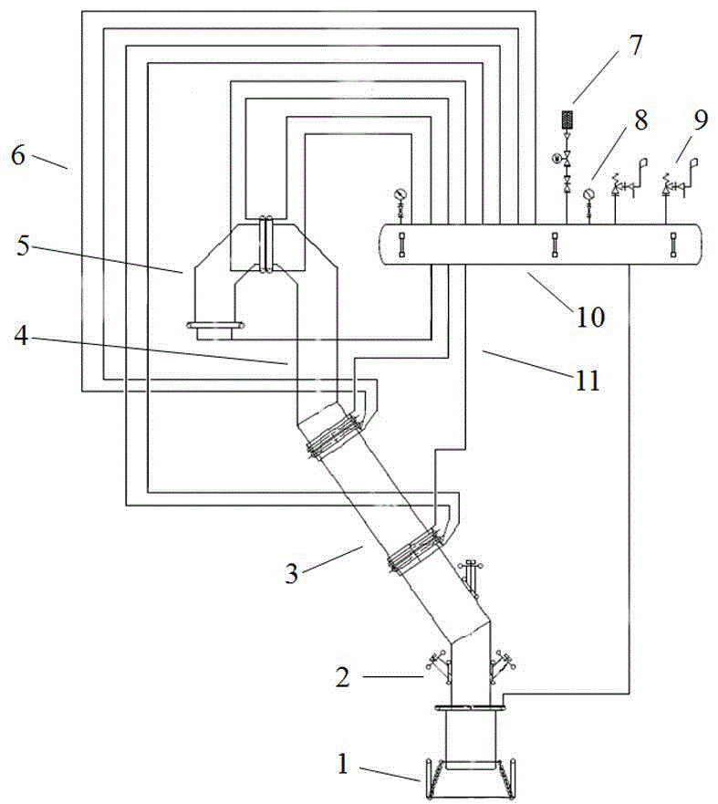 Method for preventing flue leakage of exhaust-heat boiler of converter
