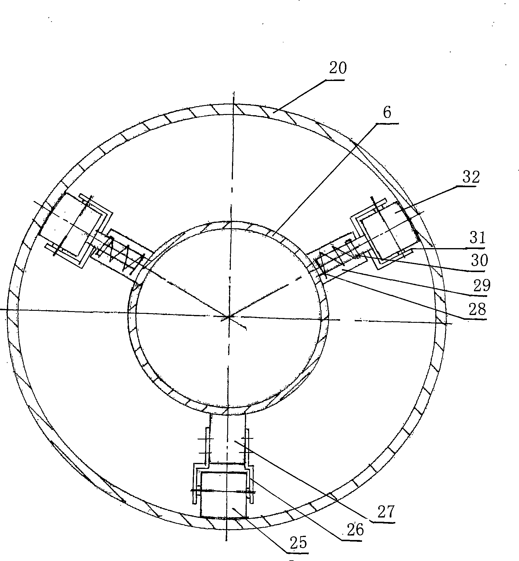 Hydraulic pipeline inner butt-jointing device