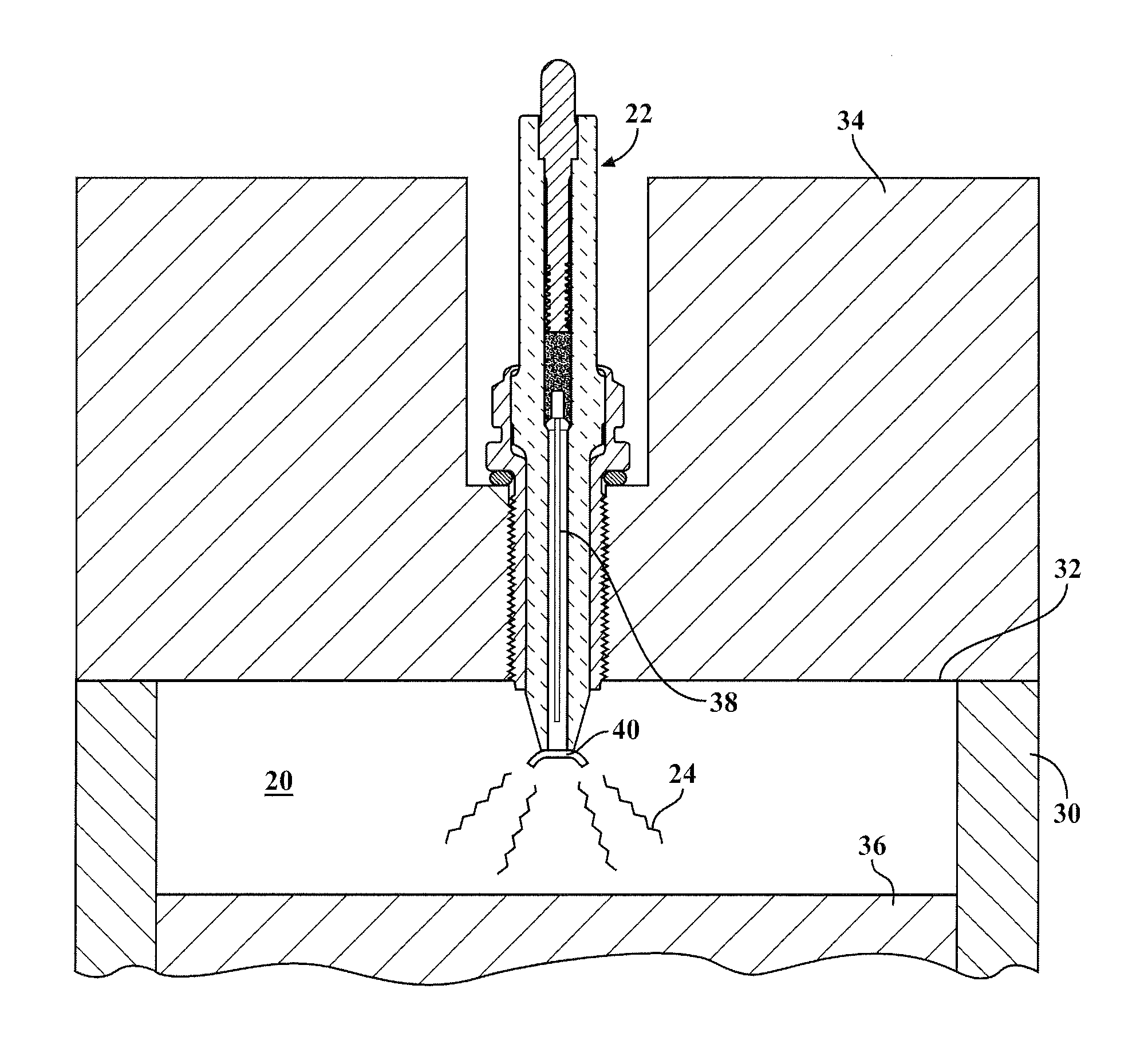 Corona ignition system having selective enhanced arc formation