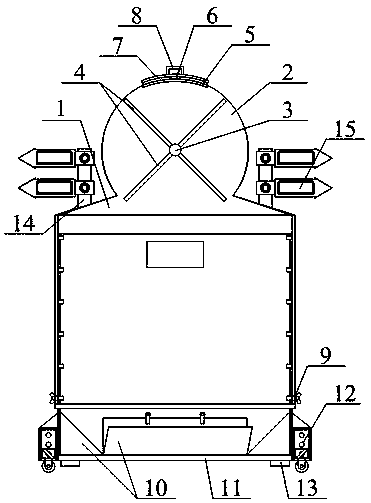 Adjustable environment-friendly garbage collecting device